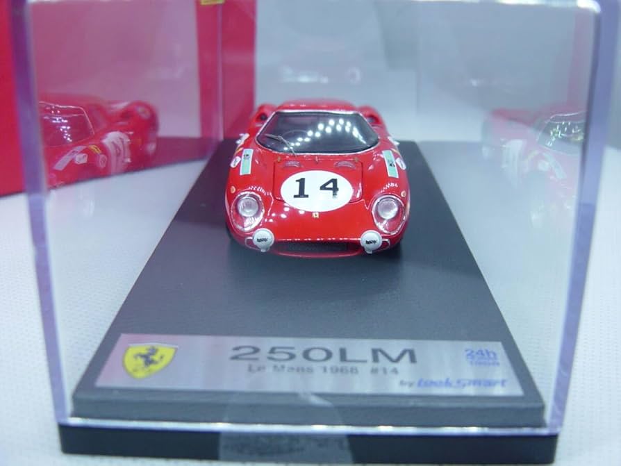 Amazon | LookSmart 1/43 Ferrari 250LM Le Mans 1968#14